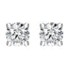 18ct White Gold 0.40ct Diamond Claw Set Solitaire Stud Earrings BLC-187