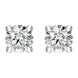 18ct White Gold 0.50ct Diamond Claw Set Solitaire Stud Earrings BLC-188