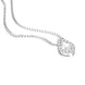 18ct White Gold 0.40ct Diamond Pave Pear Necklace BLC-196