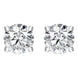 18ct White Gold 0.50ct Brilliant Cut Diamond Solitaire Stud Earrings BLC-236