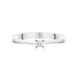 18ct White Gold Brilliant Cut Diamond Shoulder Solitaire Ring BLC-157