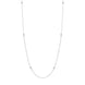 18ct White Gold Diamond Long Necklet N1026