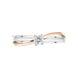 18ct White Rose Gold Diamond Round Brilliant Cut Solitaire Crossover Ring, BLC-264_2