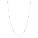 18ct White and Rose Gold Diamond Necklet N1018