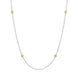 18ct White and Rose Gold Diamond Necklet N1021