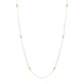 18ct White and Yellow Gold Diamond Necklet N1019