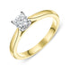 18ct Yellow Gold 0.33ct Diamond Brilliant Cut Solitaire Ring FEU-2322