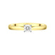 18ct Yellow Gold 0.33ct Diamond Brilliant Cut Solitaire Ring FEU-2322