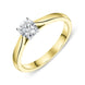 18ct Yellow Gold 0.40ct Diamond Brilliant Cut Solitaire Ring FEU-2318