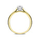 18ct Yellow Gold 0.40ct Diamond Brilliant Cut Solitaire Ring FEU-2318