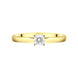 18ct Yellow Gold 0.40ct Diamond Brilliant Cut Solitaire Ring FEU-2318