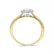 18ct Yellow Gold Brilliant Cut 0.45ct Diamond Round Ring BLC-202