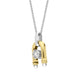 18ct Yellow Gold Diamond Magnet Necklace, P378C