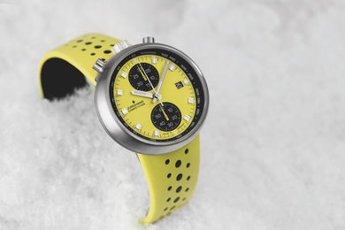 Junghans Watch 1972 Competition FIS Lemon Limited Edition