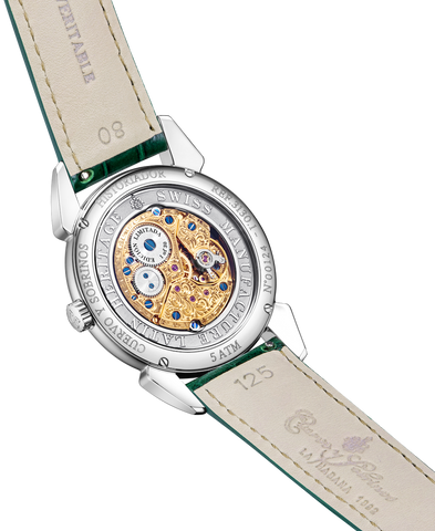 Cuervo y Sobrinos Watch Historiador Flameante Green Limited Edition