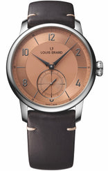 Louis Erard - Automatic 1931 Collection Moon Phase 40mm Swiss Made Grey  Leather Strap - 46204AA23.BDC36 - Men - Brand New in United Kingdom
