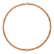 Fope Flex'It Eka 18ct Rose Gold 0.37ct Diamond Necklace. 721C PAVE.