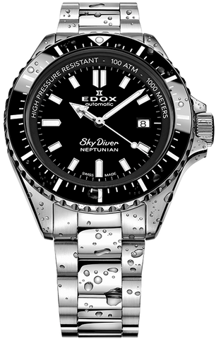Edox Skydiver Neptunian Automatic 3 Hands