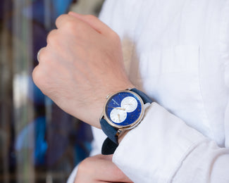 Louis Erard Watch Excellence Le Regulator Metier D'Art Lapis Limited Edition