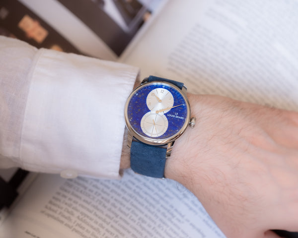 Louis Erard Watch Excellence Le Regulator Metier D'Art Lapis Limited Edition