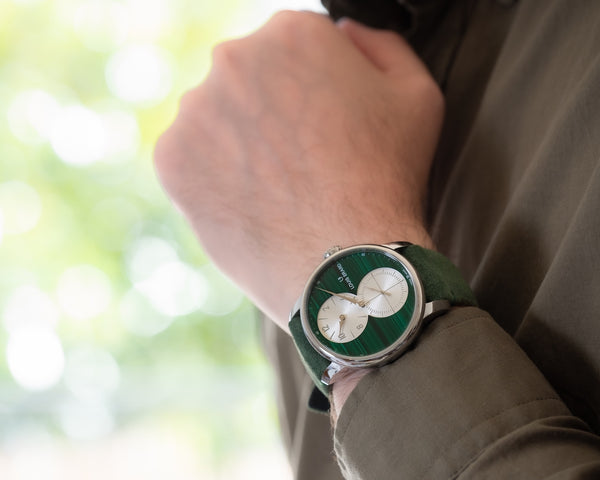 Louis Erard Watch Excellence Le Regulator Metier D'Art Malachite Limited Edition