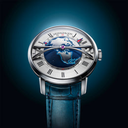 Arnold & Son Globetrotter Steel Opaline Limited Edition
