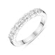 Platinum Brilliant Cut 0.80ct Diamond Half Eternity Ring, BLC-180.