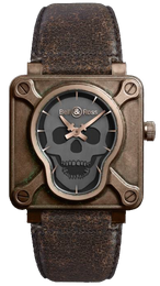 Bell & Ross Watch BR 01 Skull Bronze Limited Edition BR0192-SKULL-BR