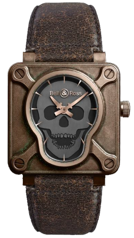 Bell & Ross Watch BR 01 Skull Bronze Limited Edition BR0192-SKULL-BR