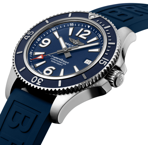 Breitling Watch Superocean Automatic 42 Blue Steel