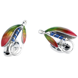 Deakin & Francis Cufflinks Enamel Fish And Fly C0572S2513