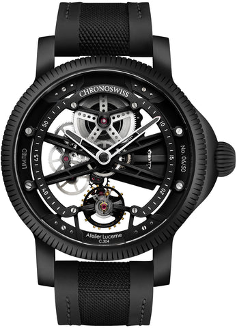 Chronoswiss Watch SkelTec Pitch Black Limited Edition CH-3715-BKBK