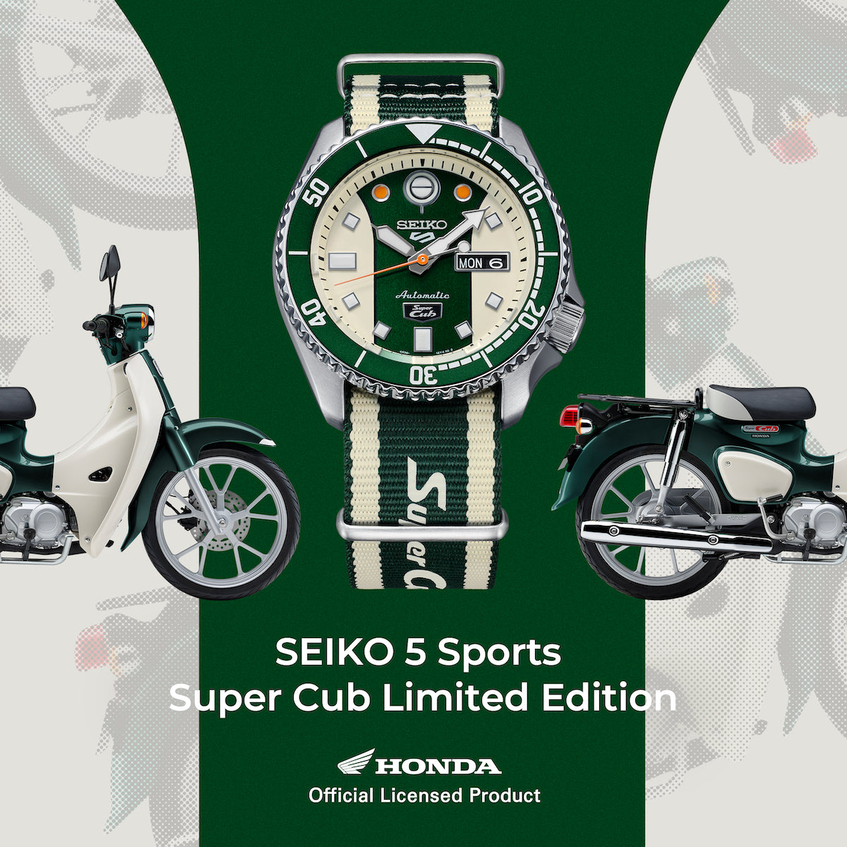 Seiko Watch Honda Super CUB Limited Edition SRPJ49K1 Watch Jura