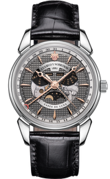 Cuervo y Sobrinos Watch Historiador Luna Negra Limited Edition 3194.1LAS