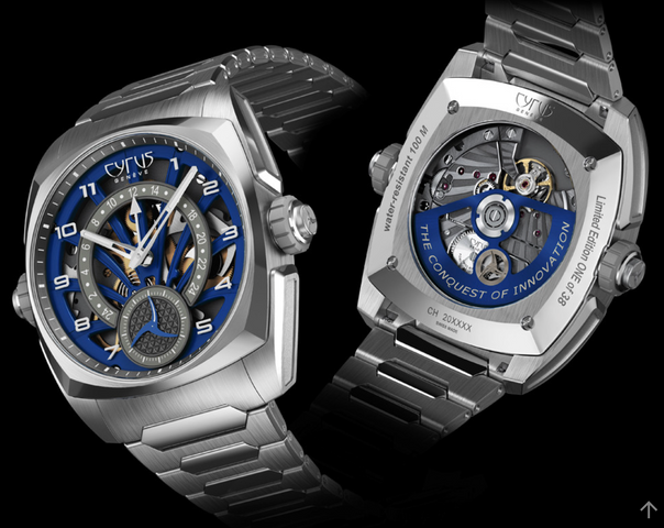 Cyrus Klepcys GMT Ocean Blue Bracelet Limited Edition