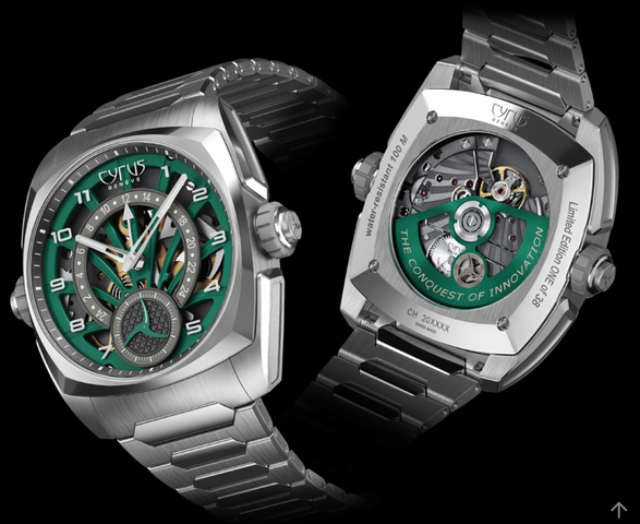 Cyrus Klepcys GMT Palm Green Bracelet Limited Edition