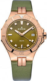 Edox Watch Delfin Diver Date Lady 53020 37RC VR