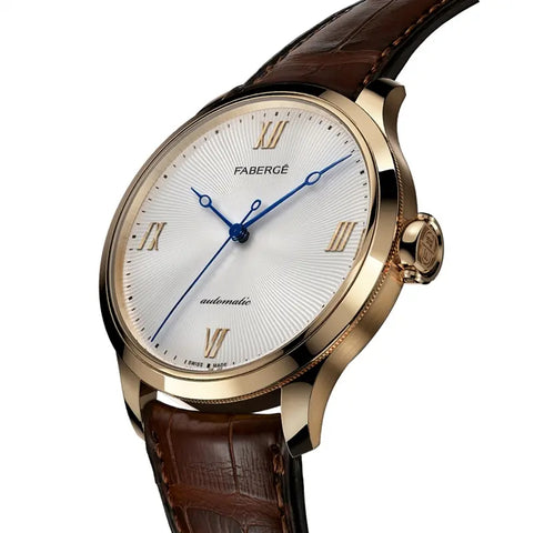 Faberge Altruist 18ct Rose Gold White Dial