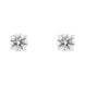 18ct White Gold 0.80ct Diamond Solitaire Brilliant Cut Stud Earrings