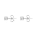 18ct White Gold 0.80ct Diamond Solitaire Brilliant Cut Stud Earrings