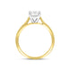 18ct Yellow Gold 0.50ct Diamond Brilliant Cut Solitaire Ring