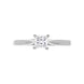 Platinum 0.41ct Diamond Princess Cut Solitaire Ring, FEU-2013