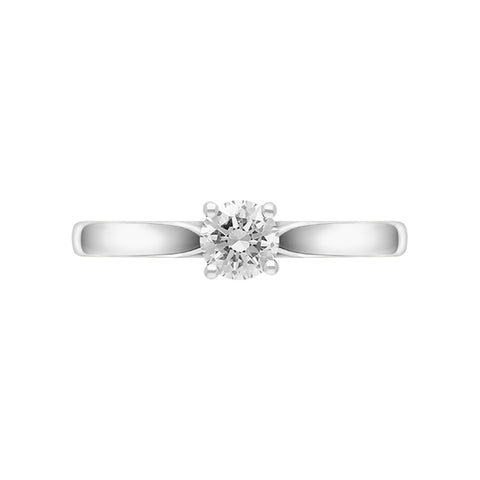 Platinum 0.50ct Diamond Brilliant Cut Solitaire Ring