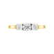 18ct Yellow Gold 0.50ct Diamond Trilogy Ring