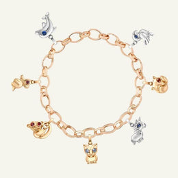 Essence Rose Gold Ruby Monkey Charm 1573CH2836 2