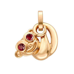 Faberge Essence Rose Gold Ruby Monkey Charm 1573CH2836