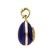 Faberge Victor Mayer 18ct Yellow Gold Blue Enamel Crested Charm, F1144BL._2