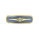 Faberge Victor Mayer 18ct Yellow Gold Diamond Blue Enamel Ring, F1970OB._3