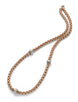 Fope Eka 18ct Rose Gold 0.53ct Diamond Necklace, 706C/BBR.