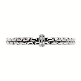 Fope Eka 18ct White Gold 0.19ct Diamond Bracelet, 607B/BBR.